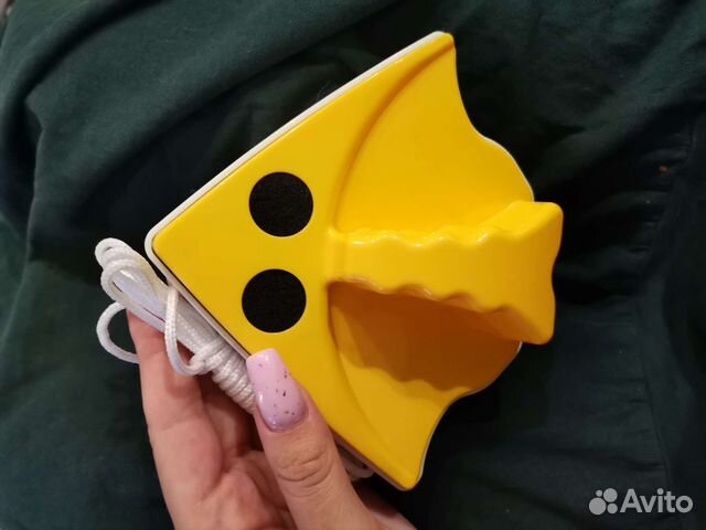 Магнитная щётка для мытья окон (двусторонняя)