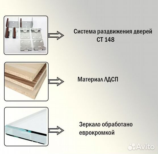 Шкаф купе Бостон