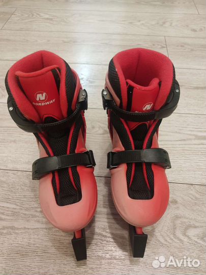 Коньки детские раздвижные 30-33