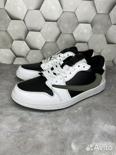 Кеды nike 41-45 air jordan travis scott olive