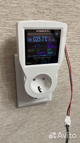 Термостат терморегулятор с wi-fi с розеткой