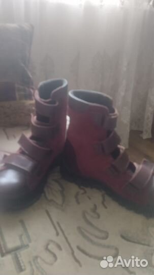 Детская обувь ботинки для девочек размер 35