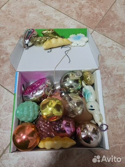 Елочные игрушки СССР