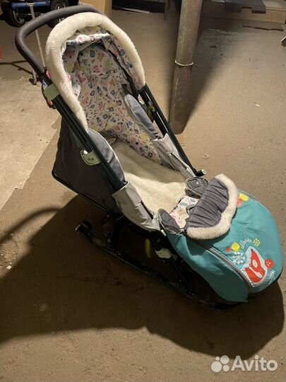 Санки детские, утепленные