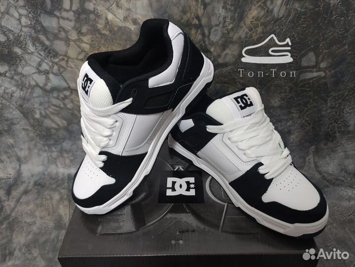 Dc Shoes Stag черно-белые