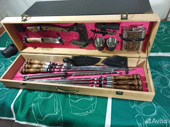 Набор подарочный для шашлыка в кейсе