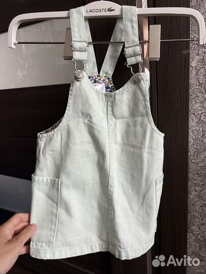 Джинсовый сарафан для девочки 92