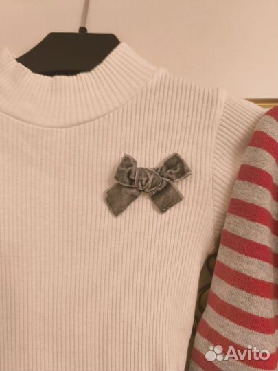 2 стильных платья на девочку 3 - 4 года