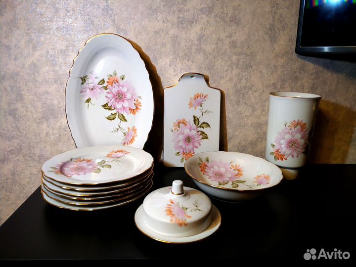 Сервиз столовый Хризантема Дулёво