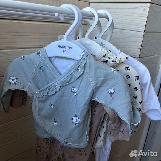 Пакет детских вещей 56 размер на девочку