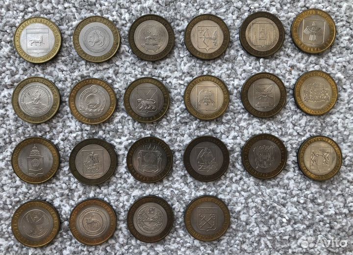 Юбилейные монеты 10, 2, 1