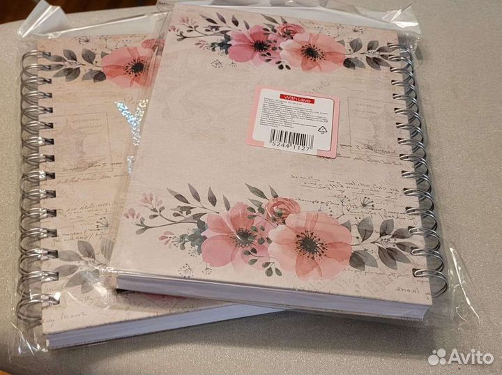 Ежедневник/Блокнот на пружине 120 лист15,1х21,2 см