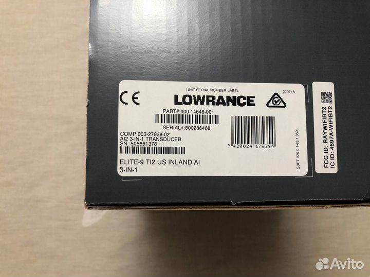Эхолот Lowrance Elite 9 ti2 c Active Imaging 3-в-1
