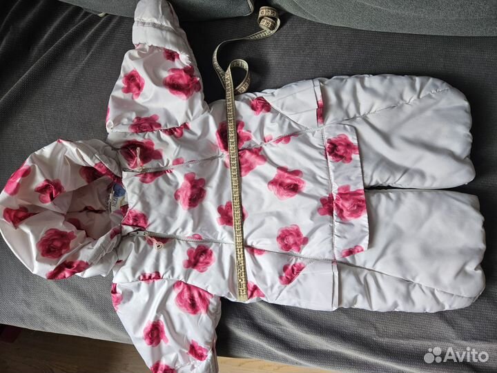 Демисезонный конверт комбинезон на 6-7 месяцев
