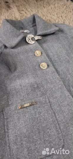 Пальто для девочки 128 134