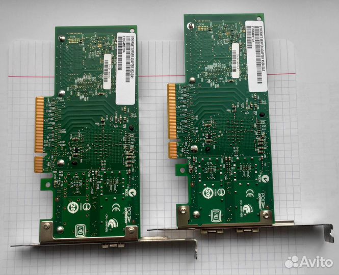 10Gb/s сетевые (ethernet) карты intel x520 da1/da2