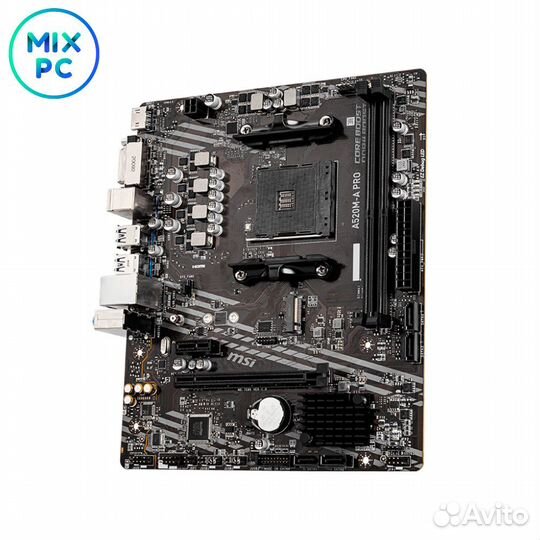 Материнская плата AM4 MSI A520M-A PRO