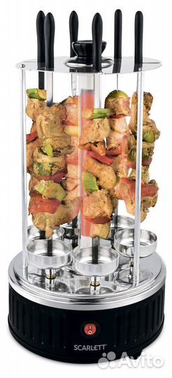 Электрошашлычница новая