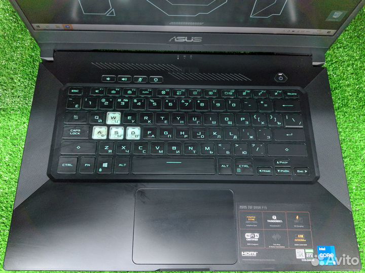 Игровой Asus TUF Dash i5-11th/RTX3060/16G/SSD512
