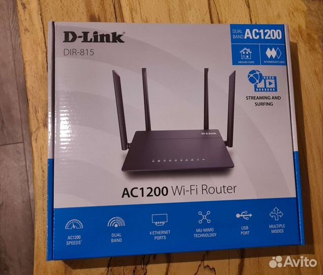 Wifi роутер D-link ac1200