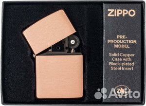 Zippo. Solid Copper/ Медь. 22 г. Лимит. Новая