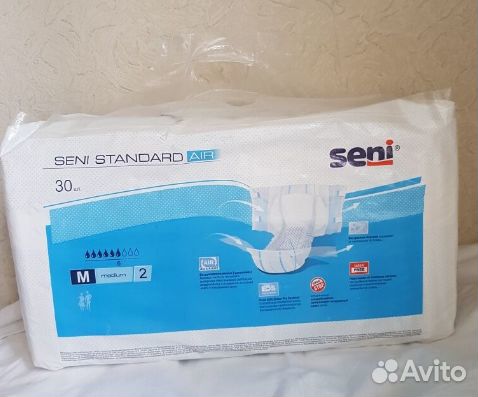 Памперсы для взрослых Seni и Tena размер M (2)