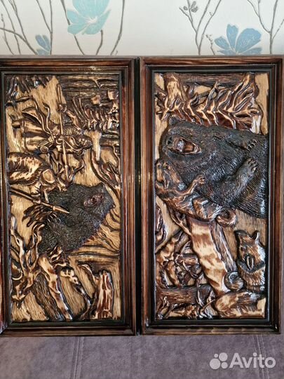 Нарды резные ручной работы 