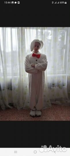 Костюм для аниматора. Зайка