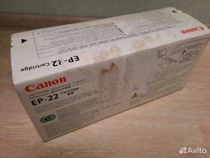 Оригинальный новый картридж canon EP-22