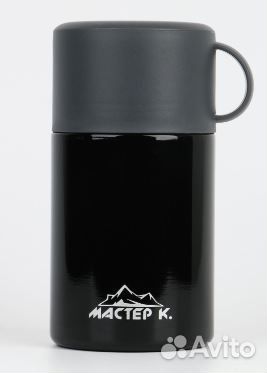 Термос для еды 0,5л сохраняет тепло 12 ч, 17х11см