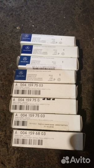 Свечи зажигания на mercedes C 180 W 204(оригинал)