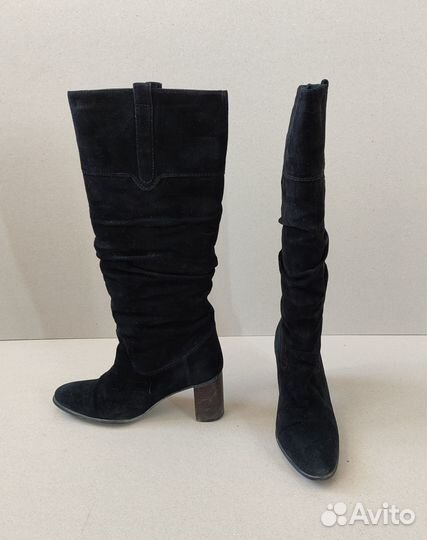 Сапоги зимние женские 37 р. натуральная замша