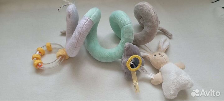 Подушка игрушка Mothercare,игрушка-спираль Chicco