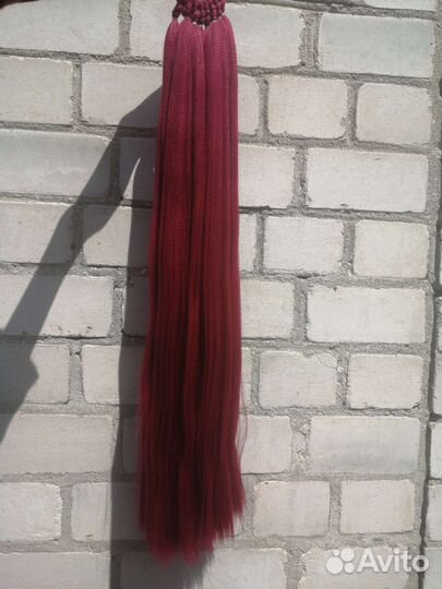 Хвост на резинке канекалон