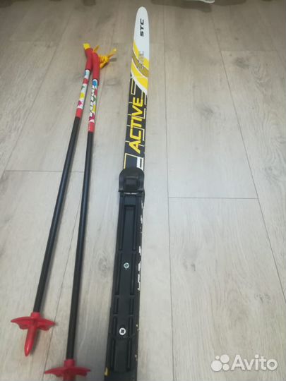 Лыжи детские комплект 130 см STC Active Classic