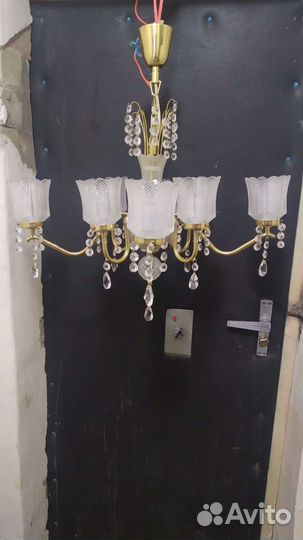 Люстры хрустальные, чсср. Времена СССР