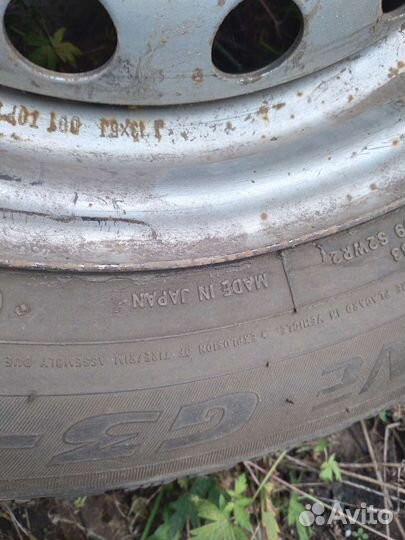 Резина r 13 летние зимняя тоя на toyota штампах