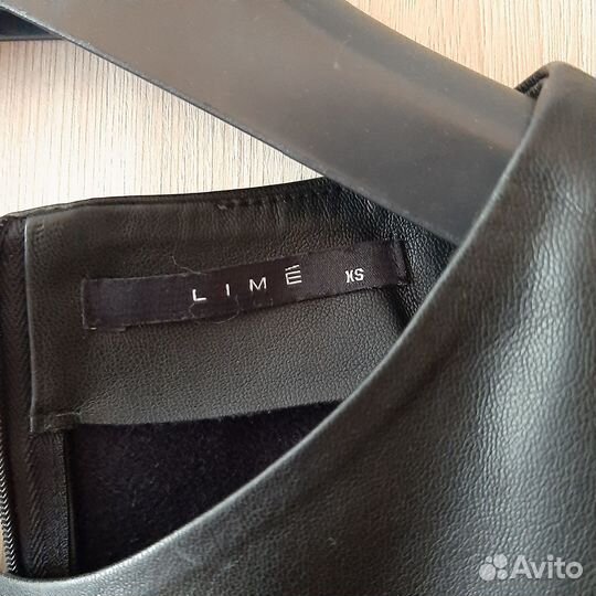 Кожаное платье lime