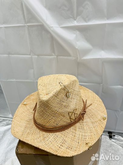 Шляпа соломеная audreystyle