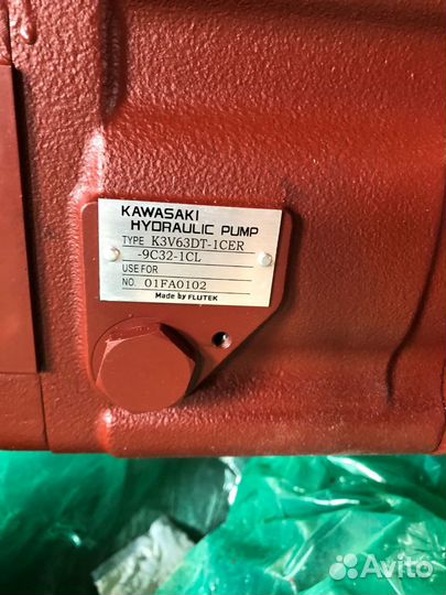 Основной гидравлический насос JS160 K3V63DT