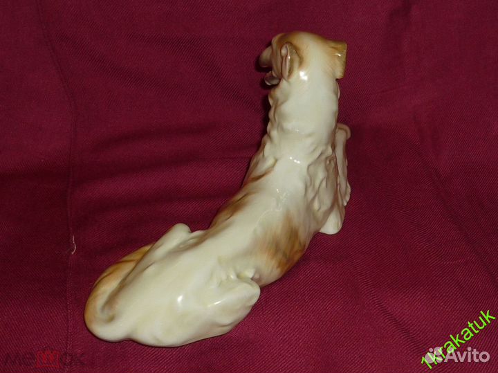 Собака, борзая. Венгрия, Herend, Херенд