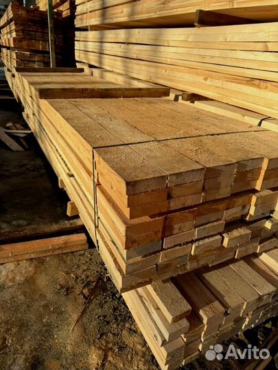 Доска обрезная 25х150х6000мм от производителя