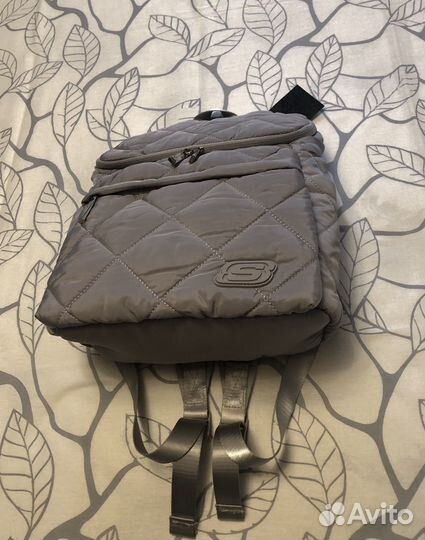 Skechers новый серый рюкзак, 33 см. * 28 см