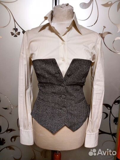 Рубашка с корсетом