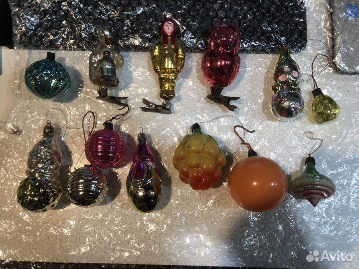 Елочные игрушки СССР