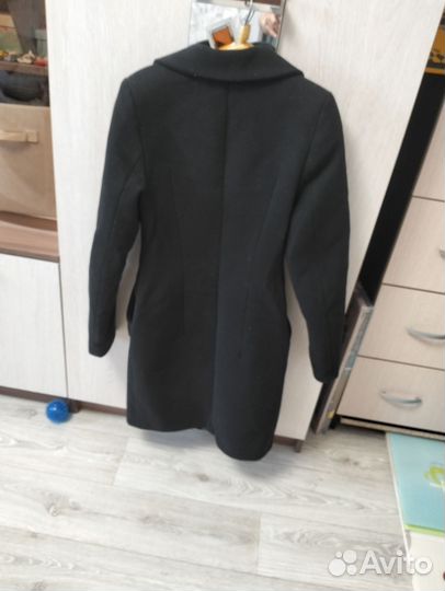 Пальто драповое женское зимнее 40 размер хs