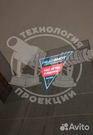 Промо гобо проекции для брендинга