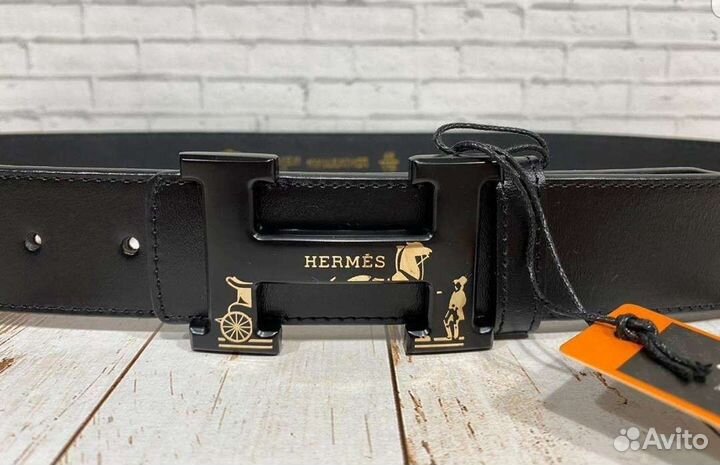 Мужской ремень hermes новый