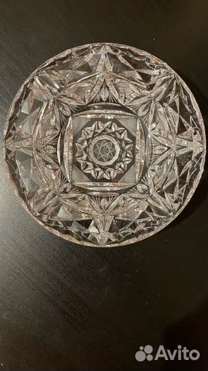 Пепельница хрустальная