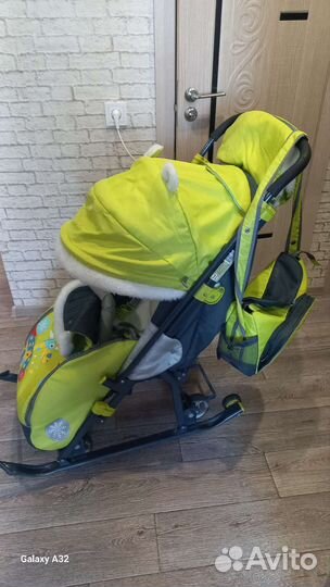 Коляска санки